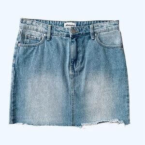 NORDSTROM’s Abound waist 29 100% COTTON womens blue jean denim mini skirt